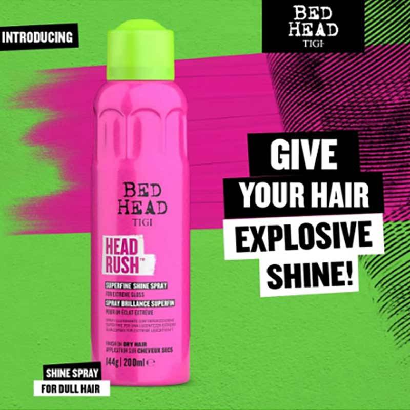 Tigi Bed Head Headrush Superfine Shine Spray