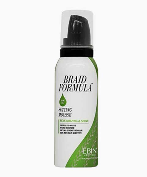 EBIN New York Braid Formula Stylingmousse mit Olivenöl