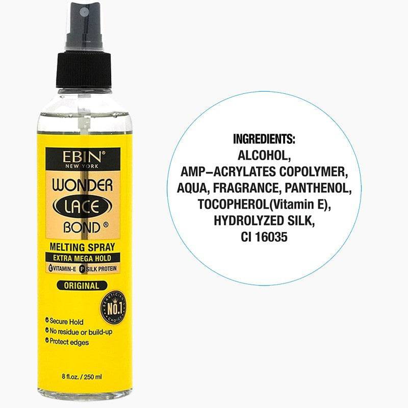 EBIN New York Wonder Lace Bond Melting Spray Extra Mega Hold Original