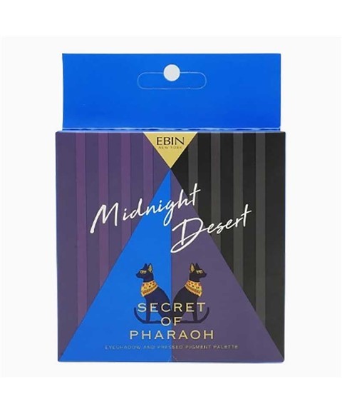 EBIN New York Secret Of Pharaoh Midnight Desert Eyeshadow And Pressed Pigment Palette