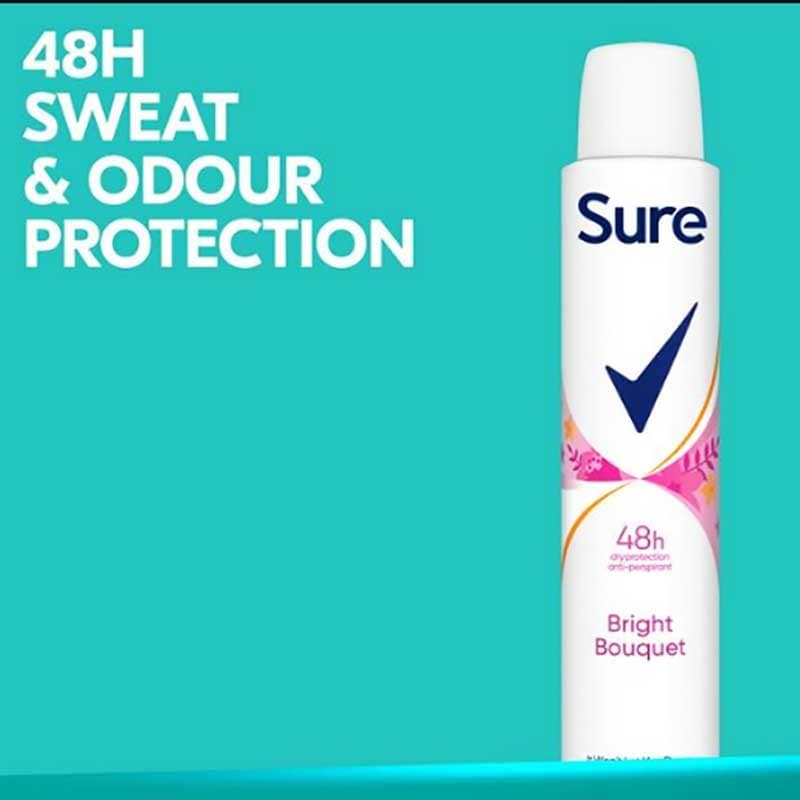 Spray anti-transpirant Sure Bright Bouquet 48H