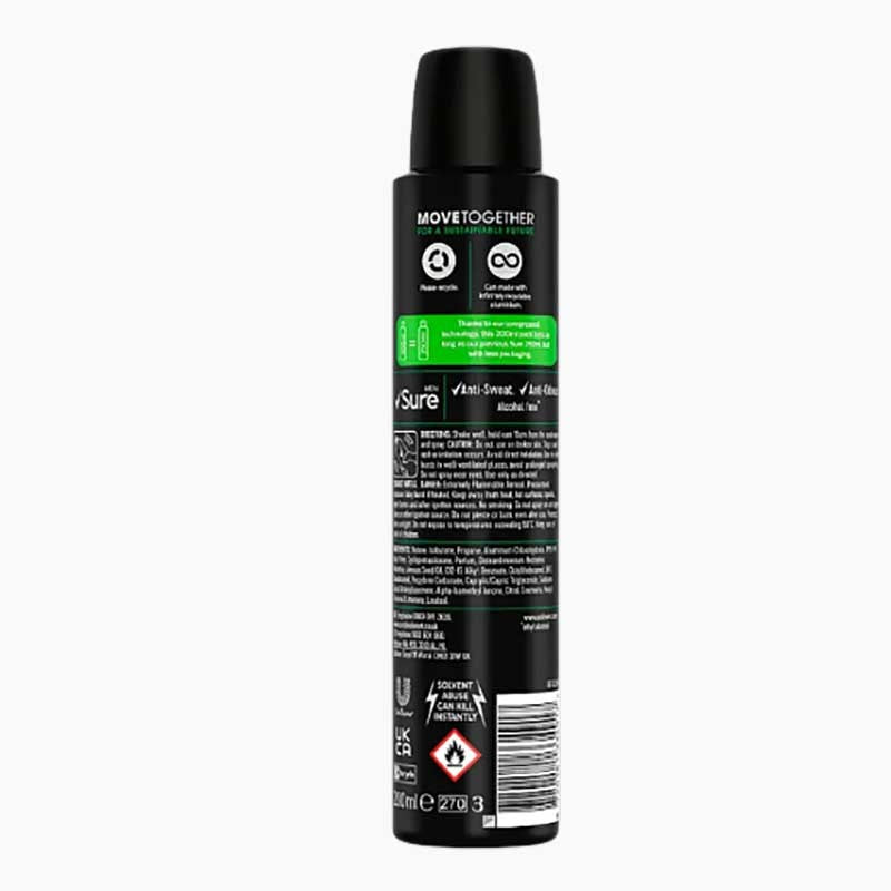 Sure Men Quantum Dry 48H Anti Perspirant Spray