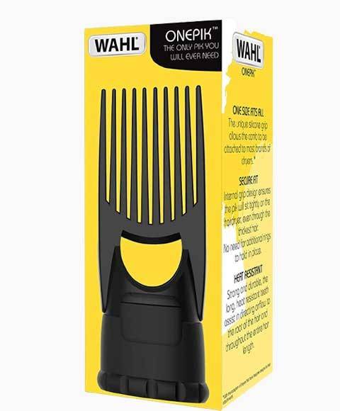 Wahl Salon Styling One Pik hair styling tool with wide teeth for detangling and smoothing hair.