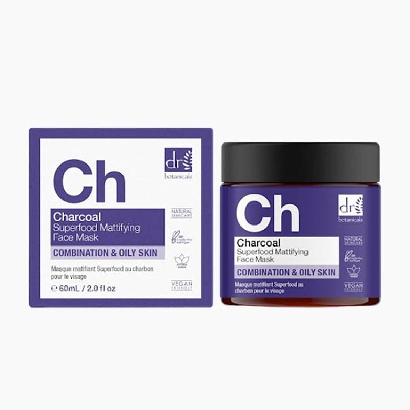 Dr Botanicals CH Charcoal Superfood Mattifying Face Mask