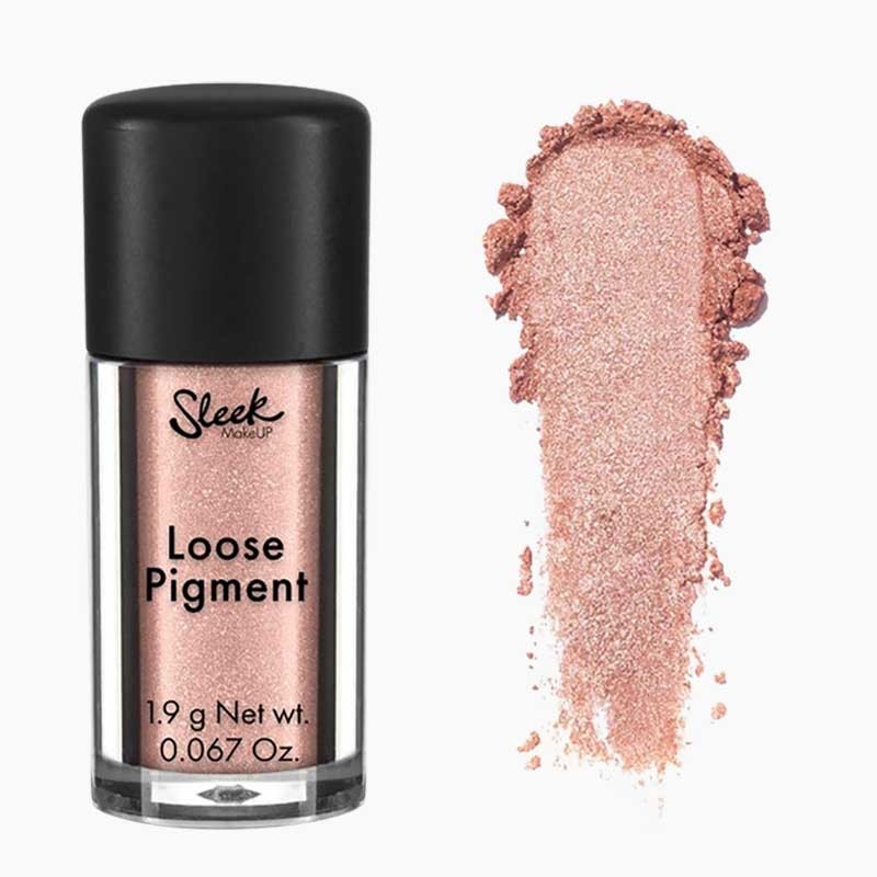 Sleek Make Up Loose Pigment 1283 Dazed face makeup in a shimmering loose powder container, showcasing vibrant color and packaging.