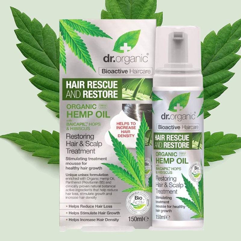 Bioactive Haircare Organic Hemp Oil Restoring Hair And Scalp Treatment