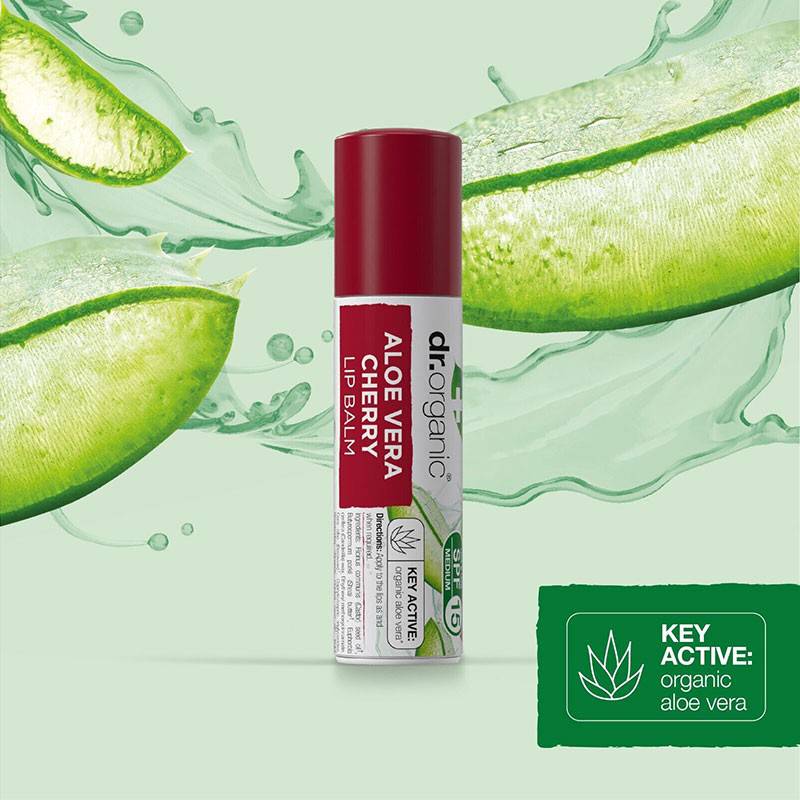 Organic Plus Aloe Vera Cherry Lip Balm