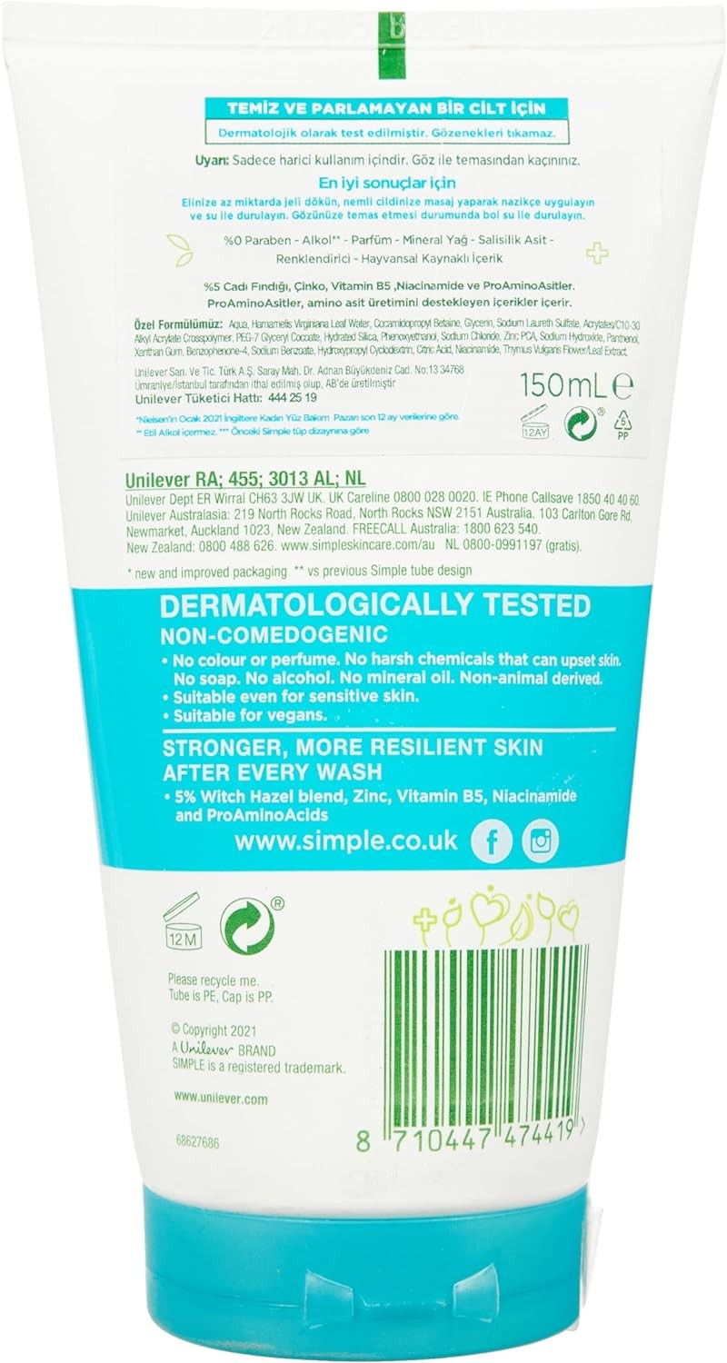 Simple Purifying Facial Wash