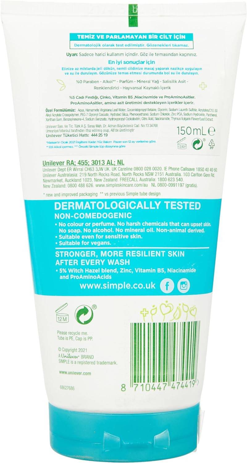 Simple Purifying Facial Wash