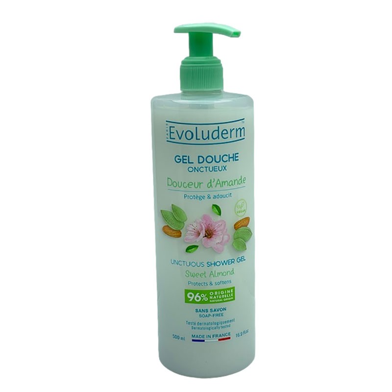 Evoluderm Almond Unctuous Shower Gel