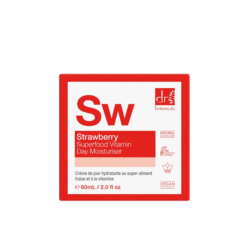 Dr Botanicals SW Strawberry Superfood Vitamin Day Moisturiser