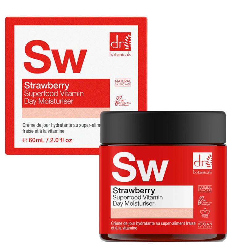 Dr Botanicals SW Strawberry Superfood Vitamin Day Moisturiser