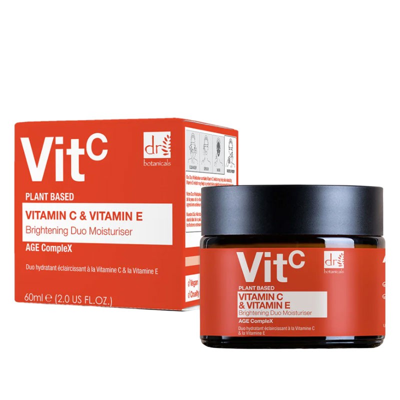 Dr Botanicals Vitamin C And Vitamin E Brightening Duo Moisturiser
