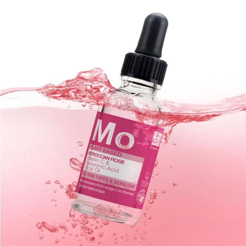 Dr Botanicals Moroccan Rose Vitamin C And Hyaluronic Acid Facial Oil