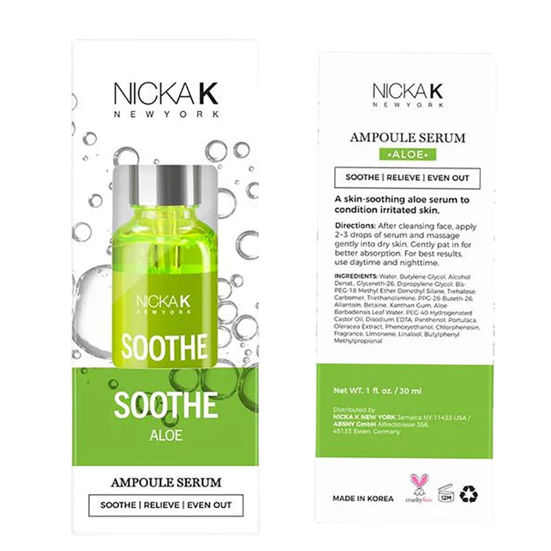 Nicka K Soothe Aloe Ampoule Serum