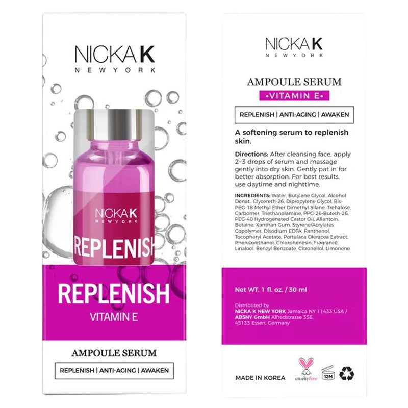 Nicka K Replenish Vitamin E Ampoule Serum
