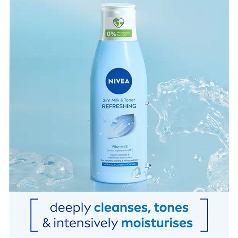 Lait et lotion tonique rafraîchissants 2 en 1 Nivea