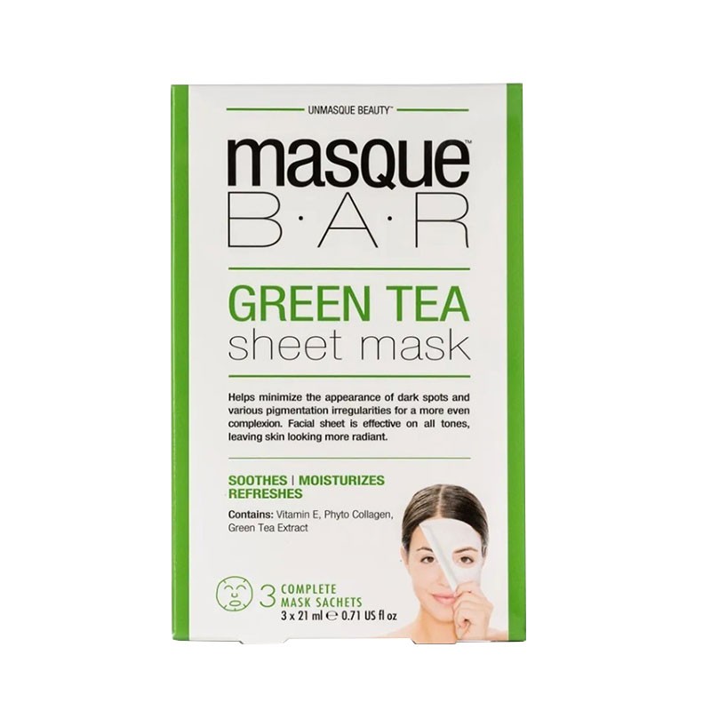 Masque Bar Green Tea Sheet Mask
