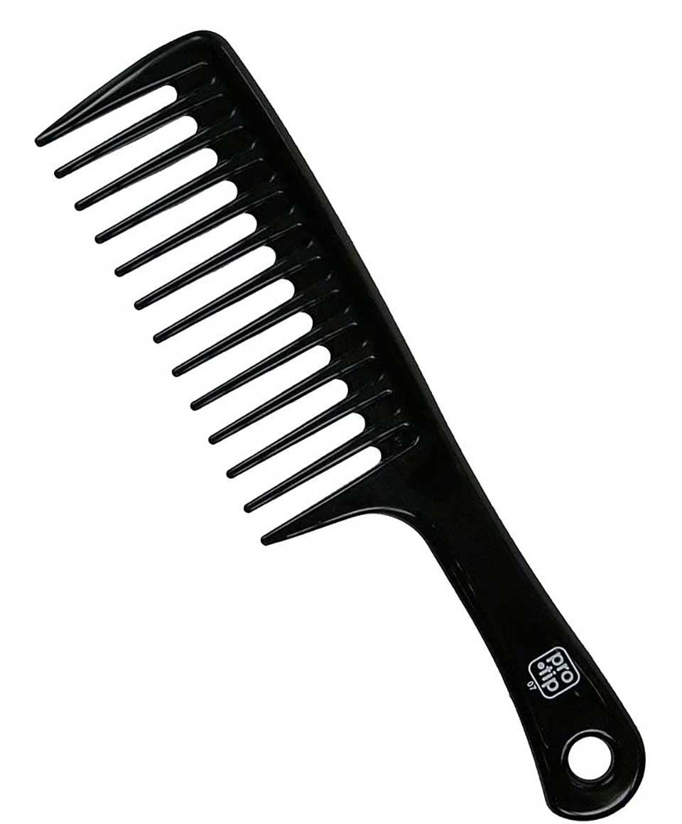 ProTip Professional Detangling Comb 07 Black