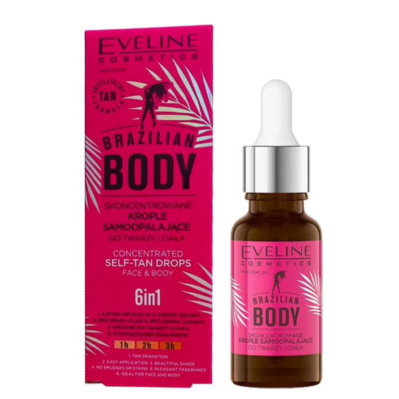 Eveline Brazilian Body 6-in-1 Selbstbräunungstropfen