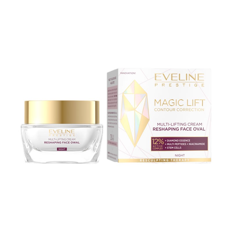 Eveline Prestige Magic Lift Multi Lifting Night Cream Reshaping Face Oval
