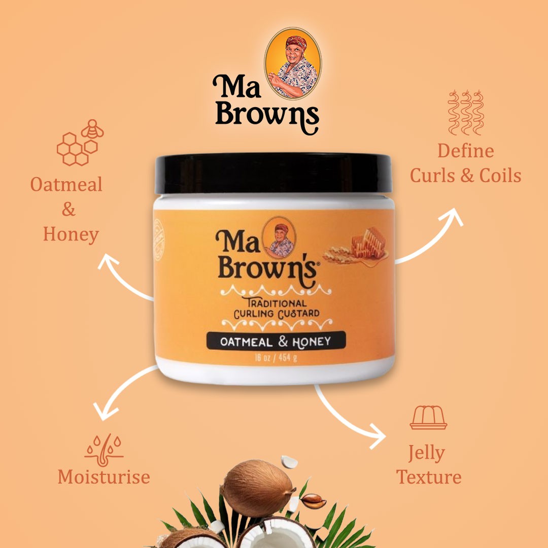 Traditional Curling Custard With Oatmeal And Honey