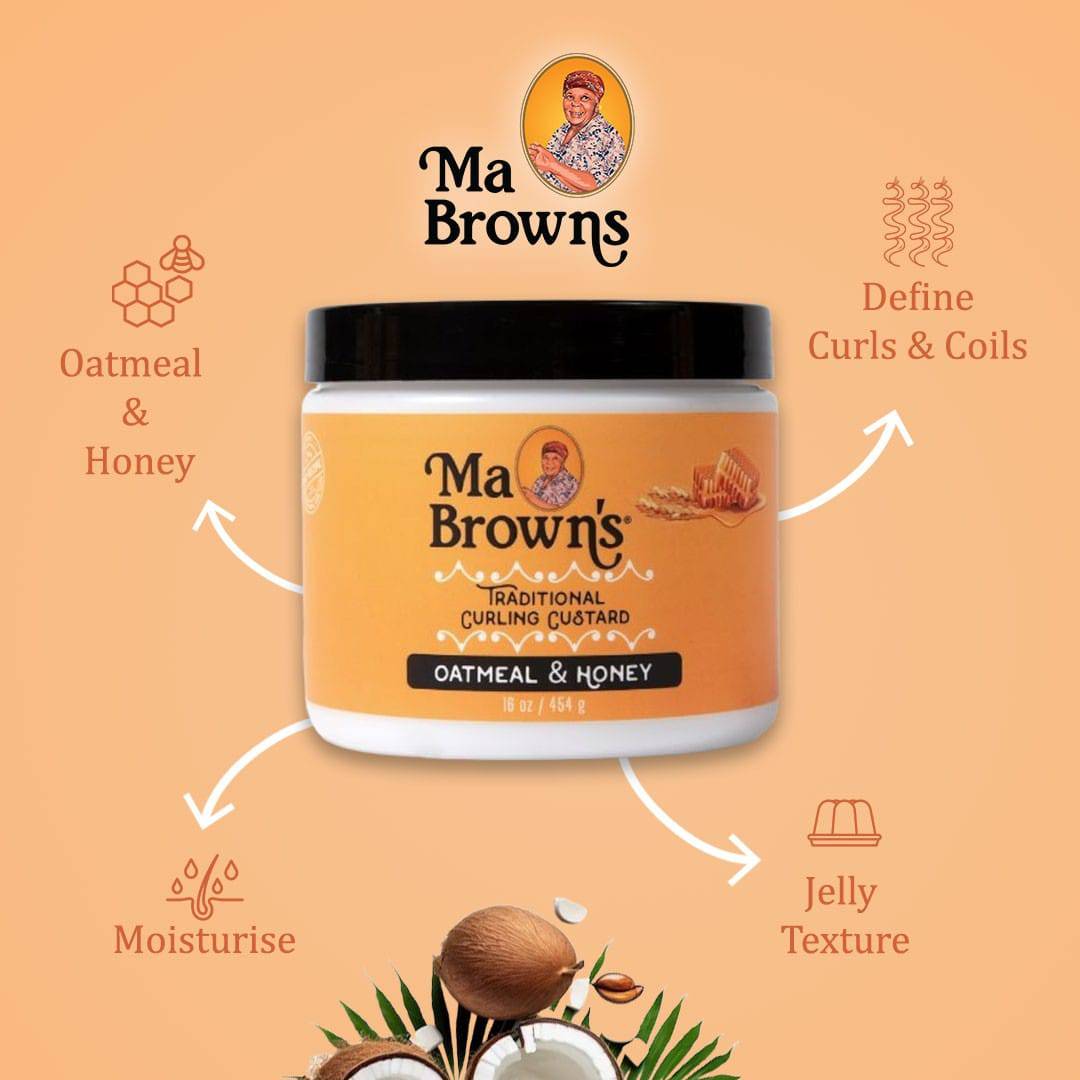 Traditional Curling Custard With Oatmeal And Honey