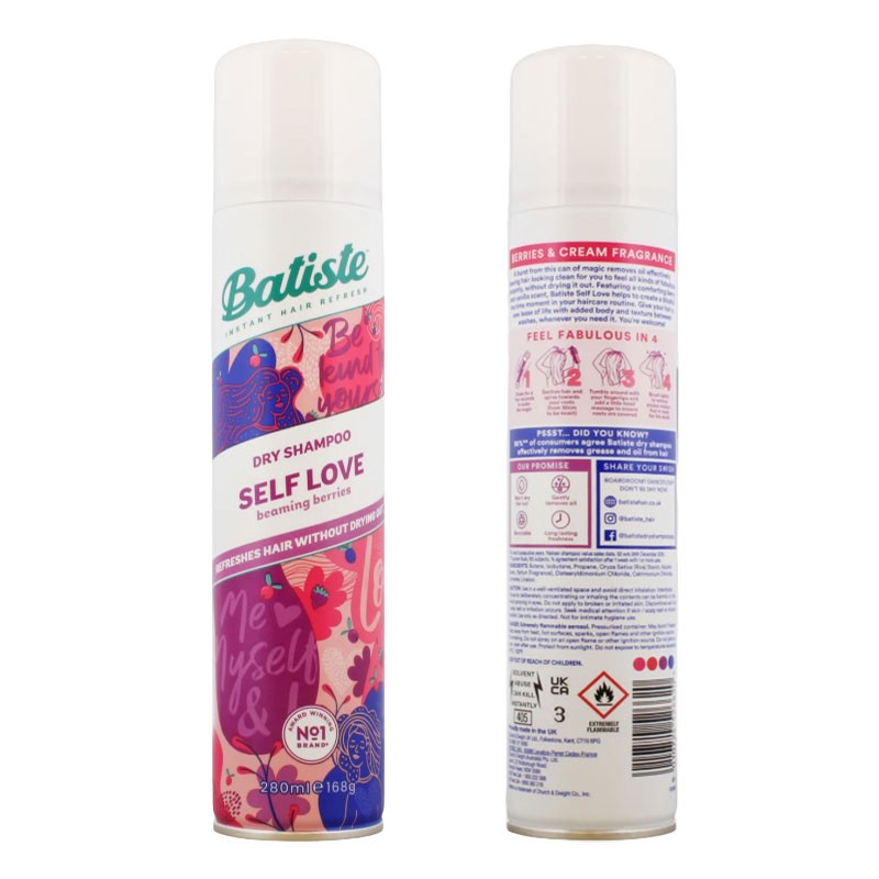 Batiste Dry Shampoo Self Love Beaming Berries