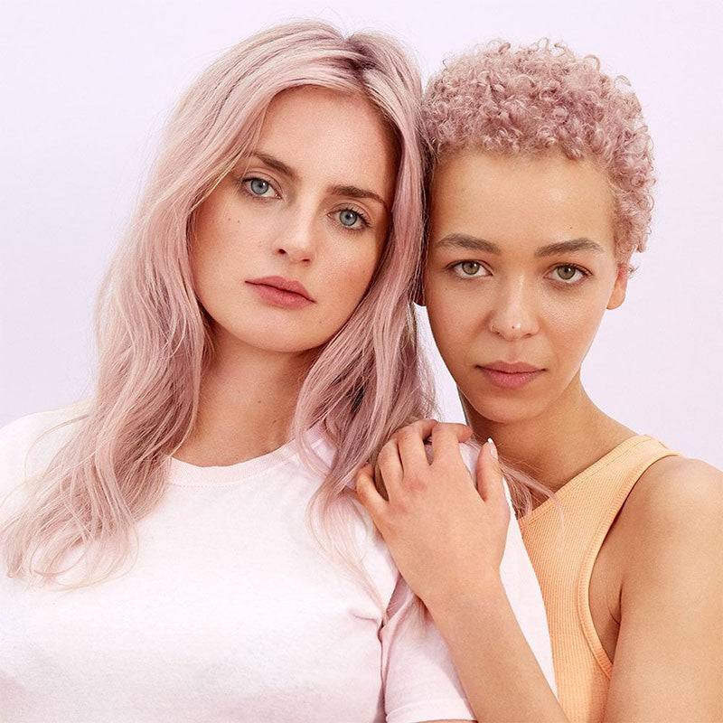 Bleach London Pearlescent Toner for hair, showing a bottle of hair colour and bleach product with a sleek design.