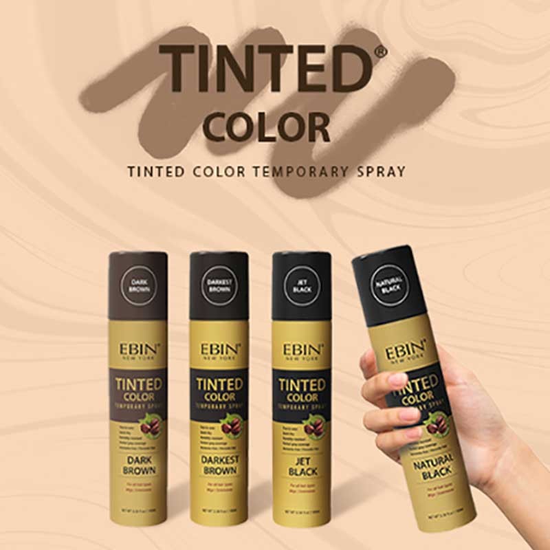 EBIN New York Tinted Color Temporary Spray