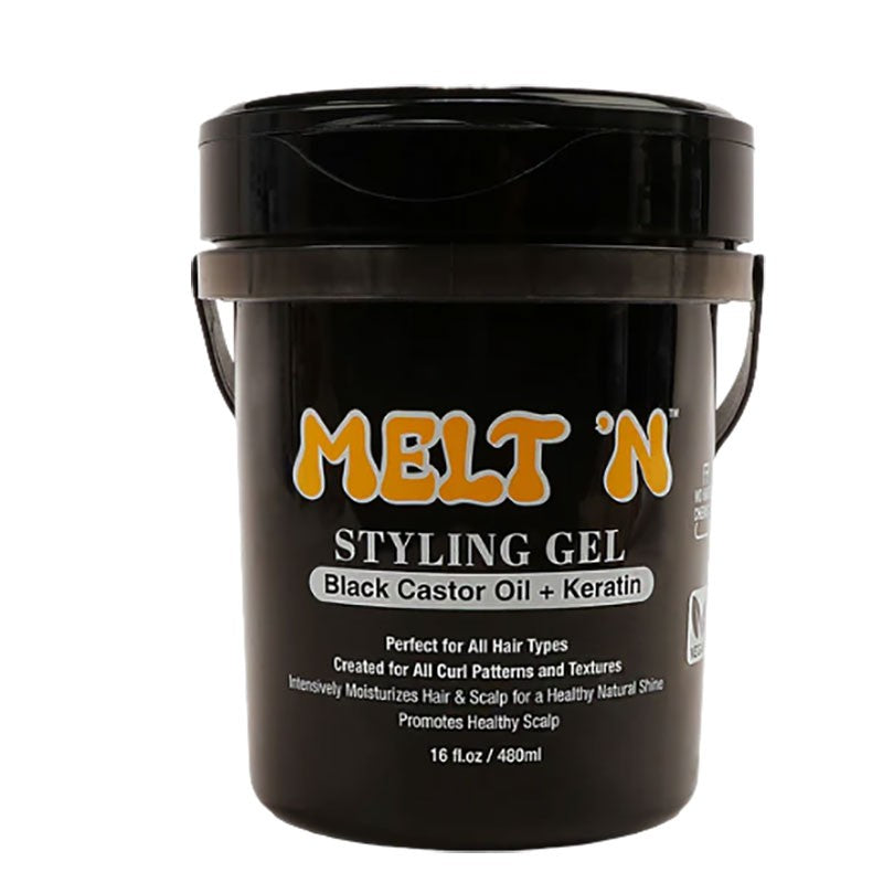 EBIN New York Melt N Black Castor Oil Keratin Styling Gel