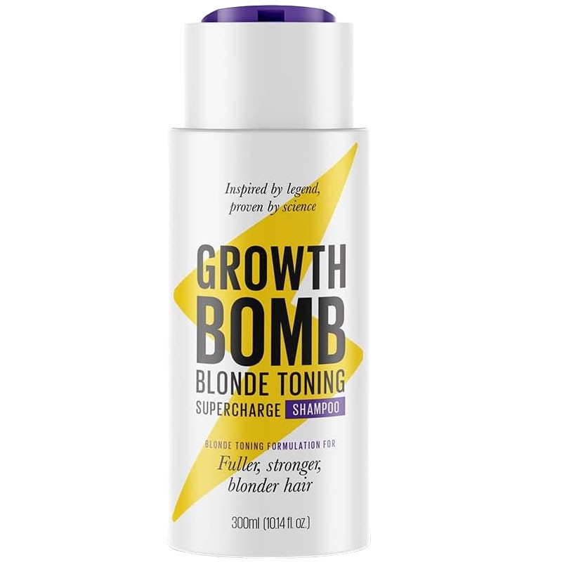 Growth Bomb Blonde Toning Supercharge Shampoo