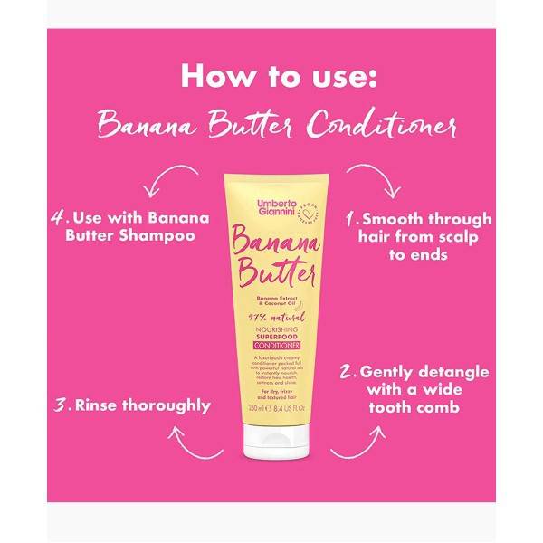 Banana Butter Coconut Oil Nourishing Superfood Conditioner