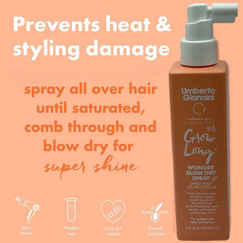 Umberto Giannini Grow Long Wonder Föhnspray