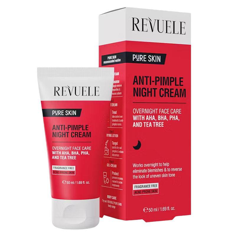 Revuele Pure Skin Anti Pimple Night Cream