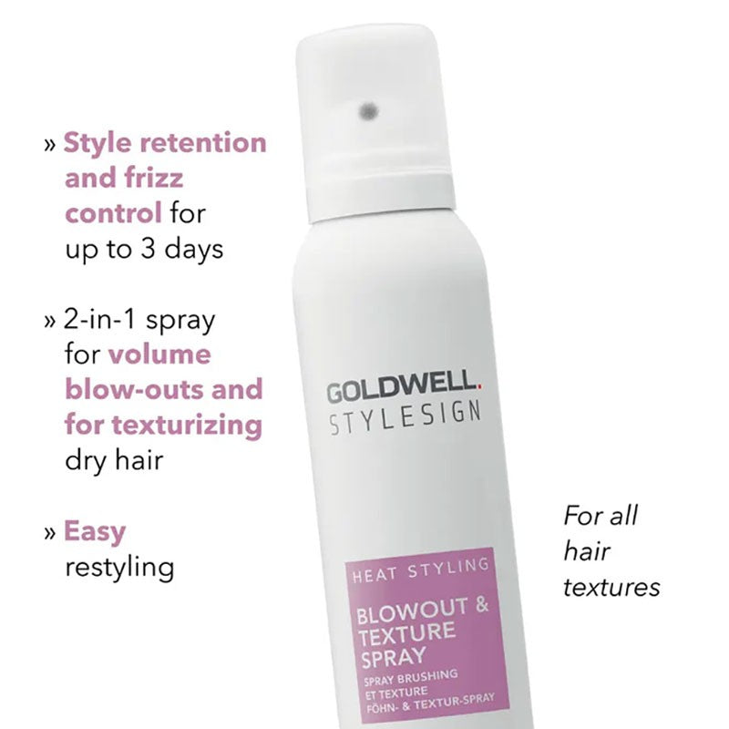Goldwell Style Sign Heat Styling Blowout And Texture Spray