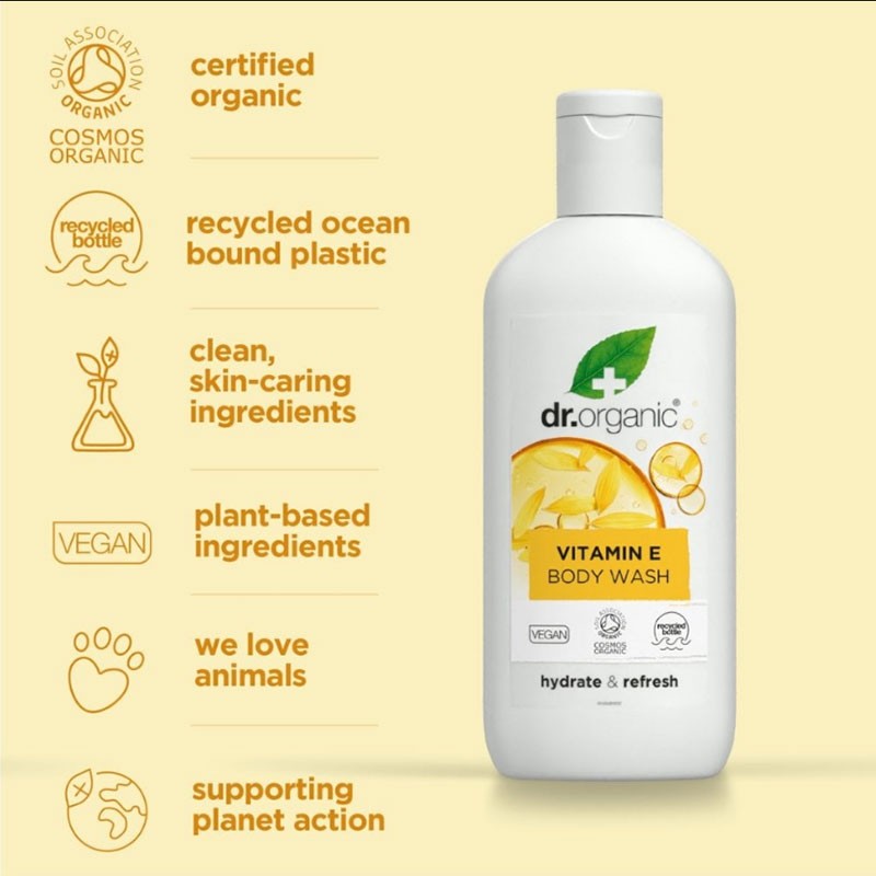 Organic Hydrate And Restore Vitamin E Body Wash