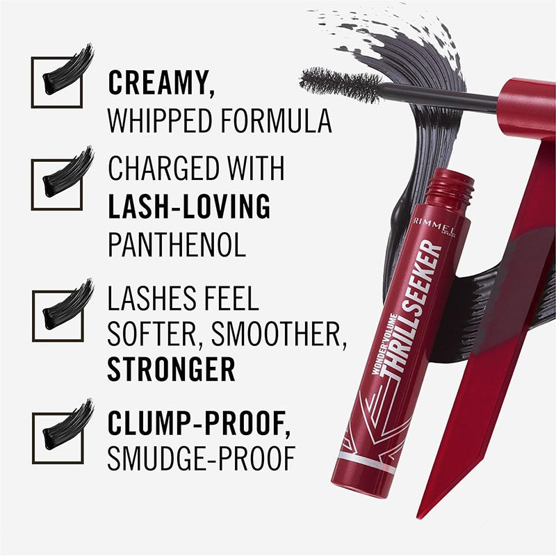 Rimmel Wonder Volume Thrill Seeker Mascara Extreme Black