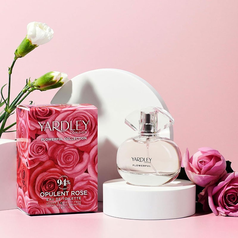 Yardley Flowerful Collection Opulent Rose Eau De Toilette