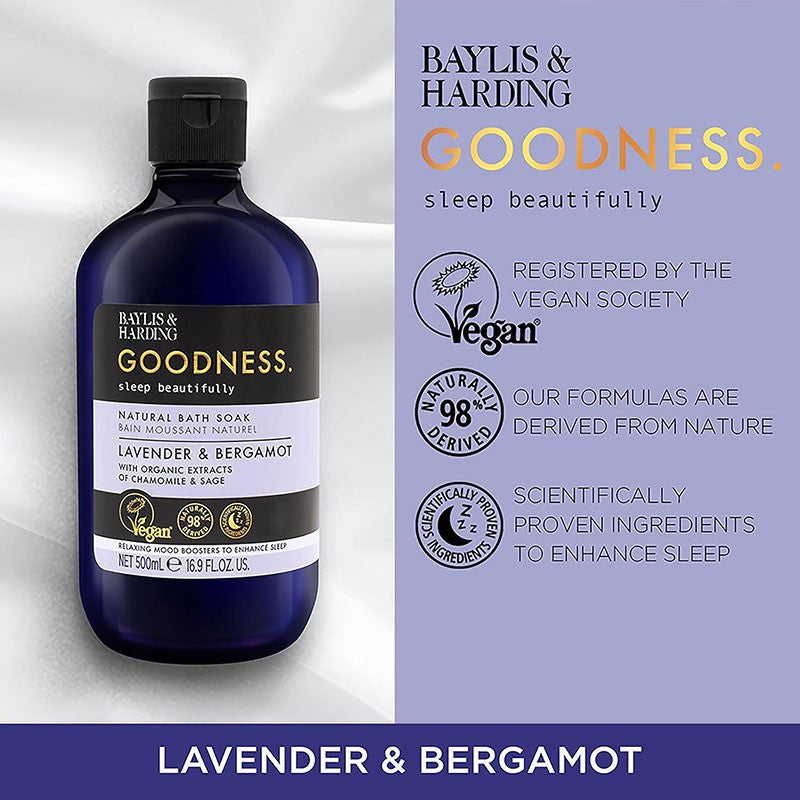 Goodness Lavender & Bergamot Natural Bath Soak