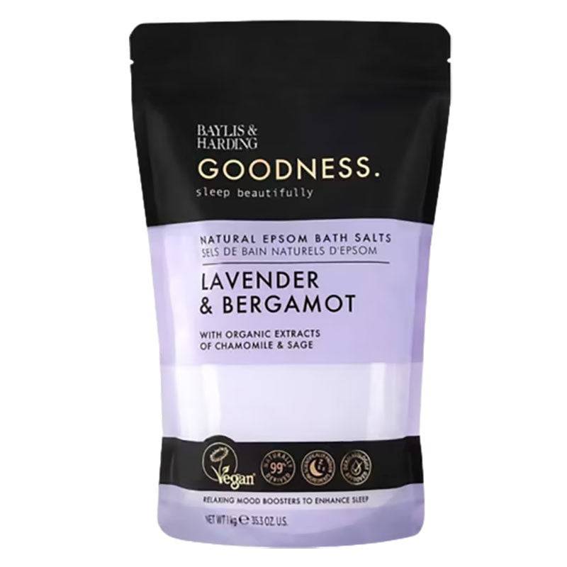Goodness Lavender & Bergamot Natural Epsom Bath Salts