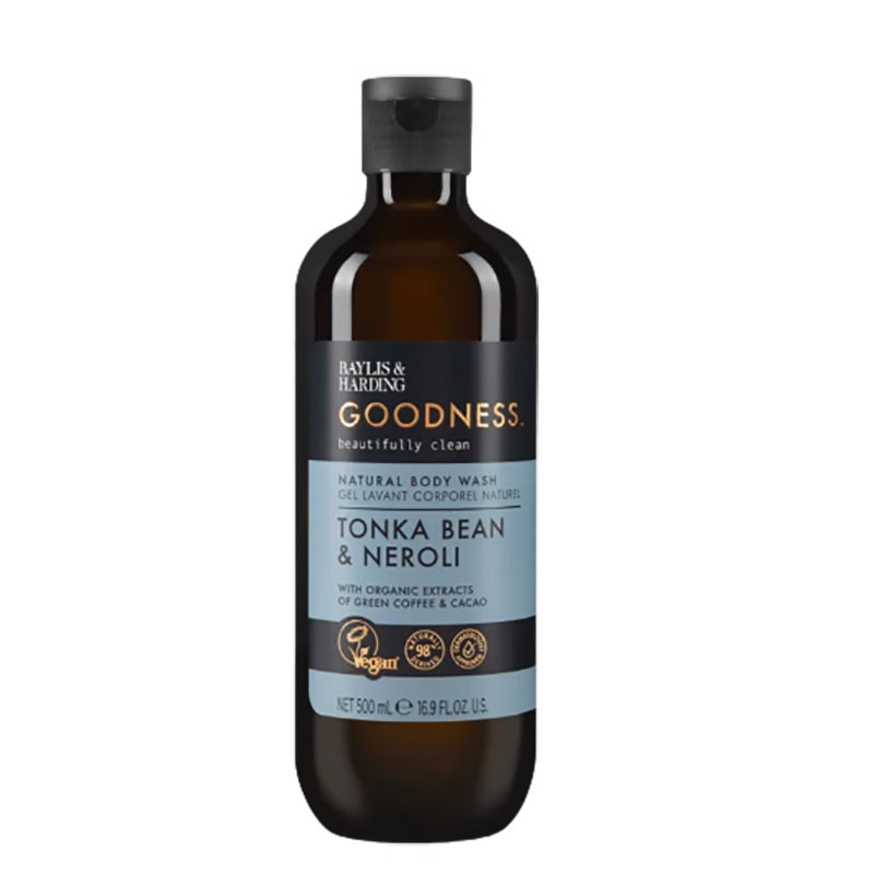 Goodness Tonka Bean & Neroli Natural Body Wash