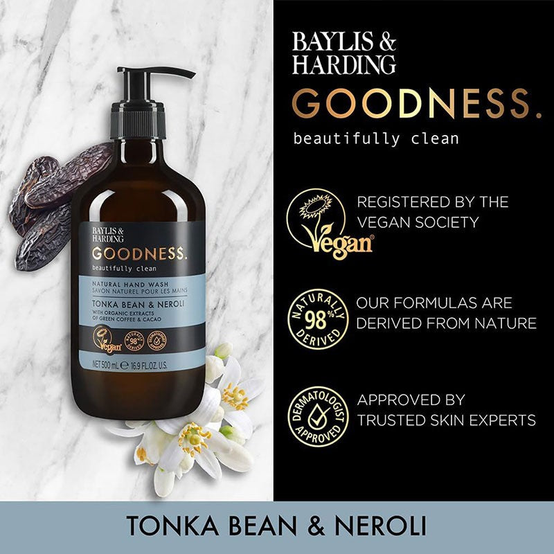 Goodness Tonka Bean & Neroli Natural Hand Wash