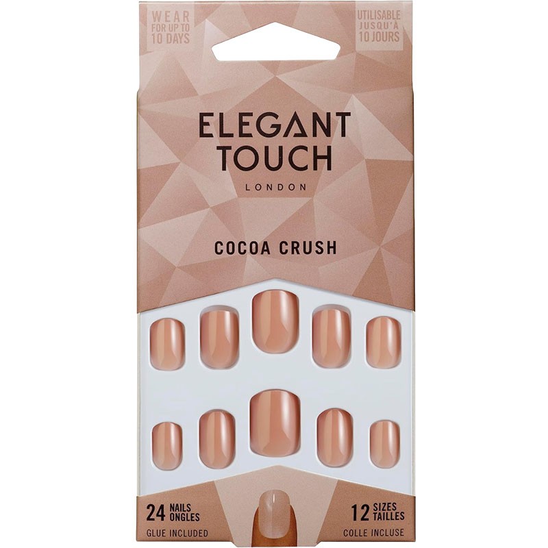 Elegant Touch Cocoa Crush Nail With Glue