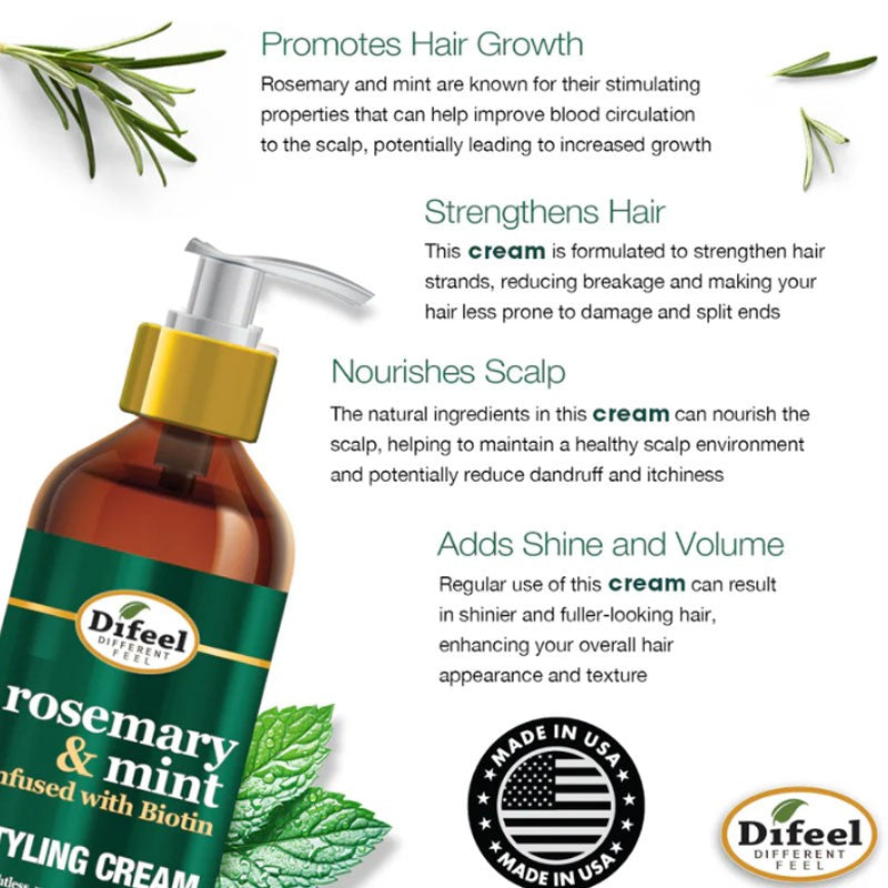 Difeel Rosemary & Mint Styling Cream