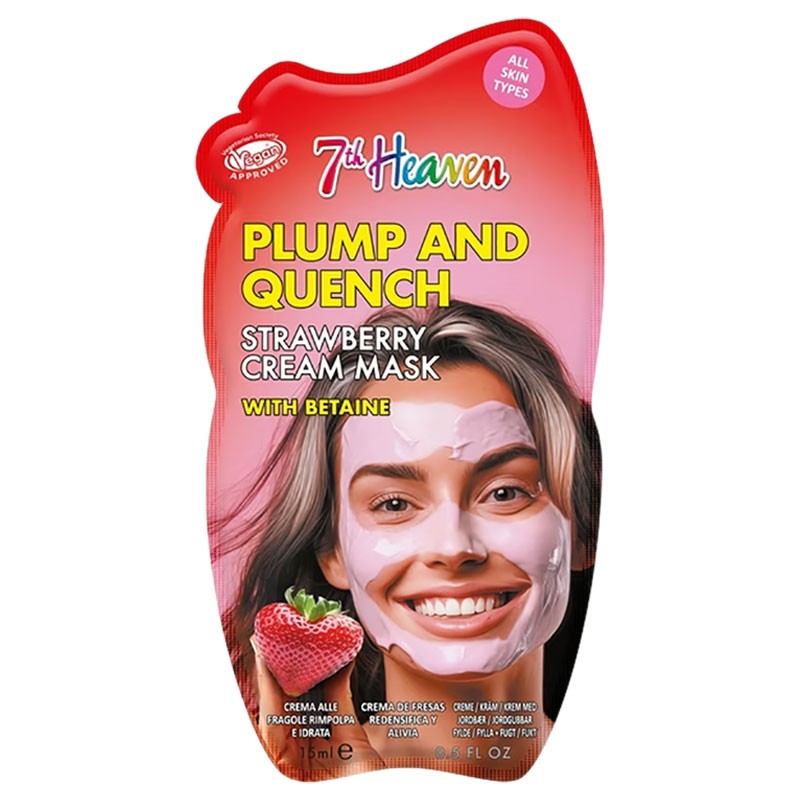 7Th Heaven Plump & Quench Strawberry Cream Mask
