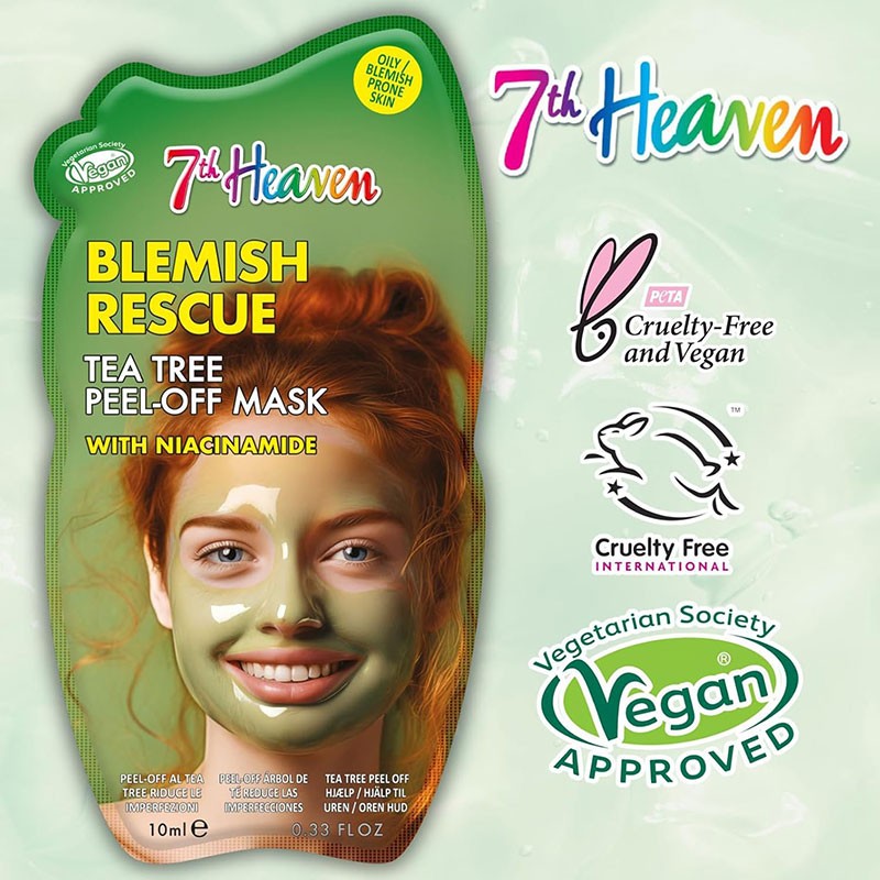 7Th Heaven Blemish Rescue Tea Tree Peel Off Mask