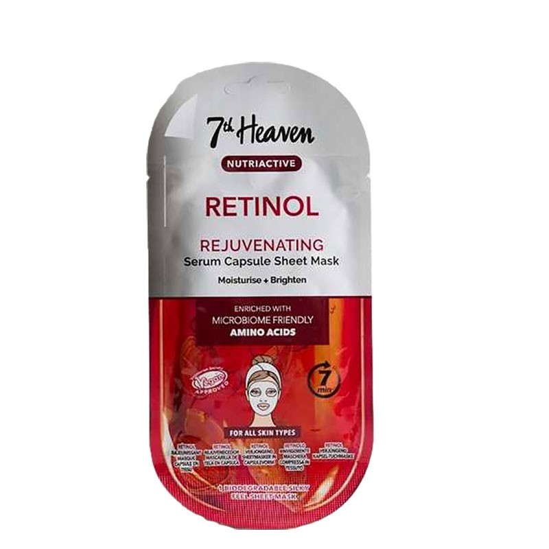 7Th Heaven Nutriactive Retinol Rejuvenating Serum Capsule Sheet Mask