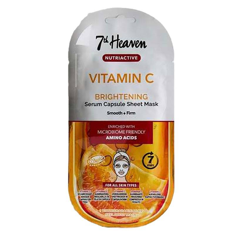 Masque en feuille de sérum à la vitamine C nutritive 7th Heaven
