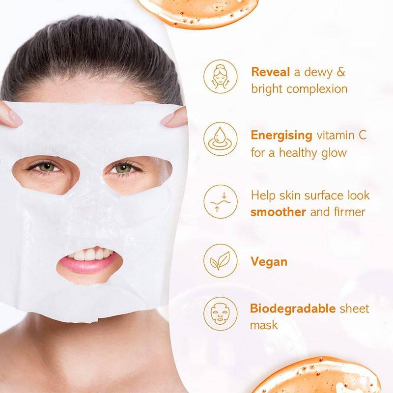 Masque en feuille de sérum à la vitamine C nutritive 7th Heaven